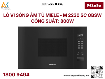 Lò vi sóng âm tủ Miele - M 2230 SC OBSW